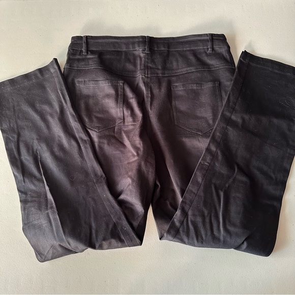 Gretchen Scott Stretch Slim Leg Pants Navy And Black - Picture 7 of 15